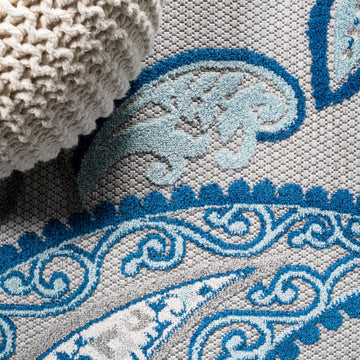 Julien Paisley High-low Indoor/outdoor Area Rug